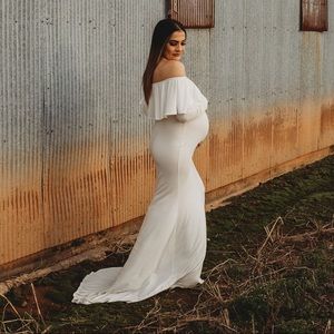 PinkBlush Off the shoulder maternity dress